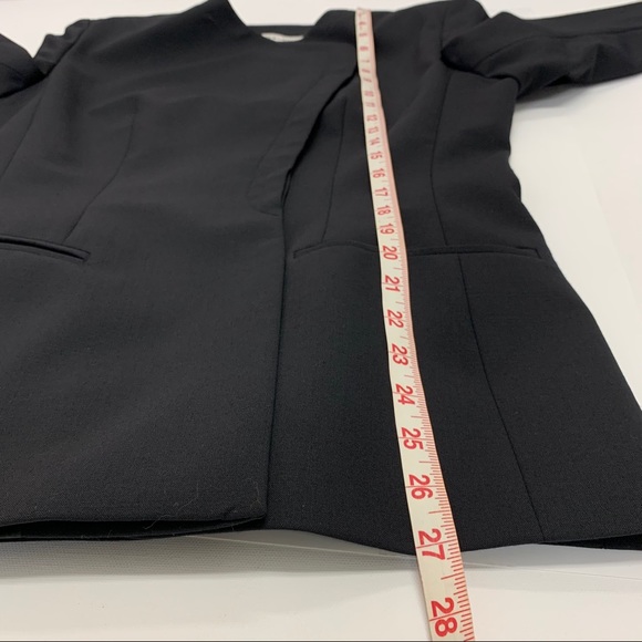 GIORGIO ARMANI LE COLLEZIONI Asymmetric Wool Blazer Size 8 - Picture 14 of 16